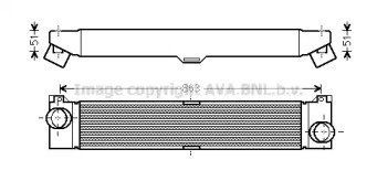AVA QUALITY COOLING fta4360 -  Интеркулер